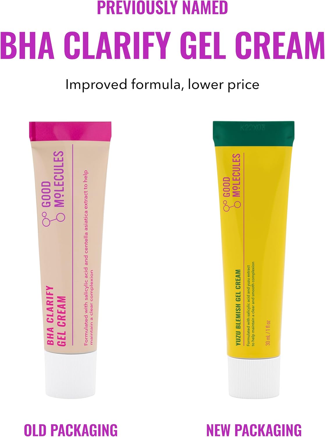 Good Molecules Yuzu Blemish Gel Cream with Salicylic Acid, 1 fl oz | Gel cream with salicylic acid and yuzu extract that helps maintain a clear, smooth-looking complexion. - Image 6